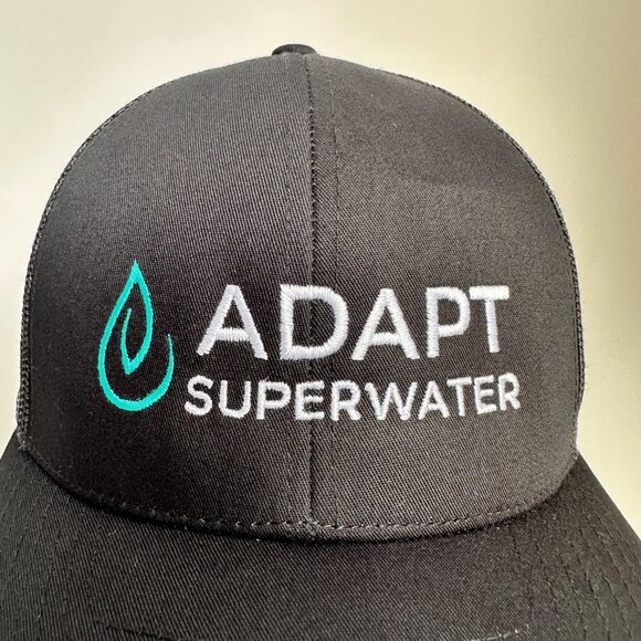 Adapt Superwater Trucker Hat Pacific Headwear Adjustable Cap Mesh Snapback Black - Picture 2 of 11